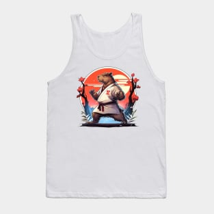 karate capybara Tank Top